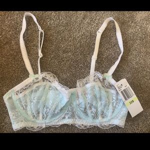 Jezebel by Felina Sylvia Unlined Bra white blue